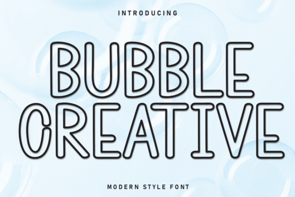 Bubble Creative Font for Business