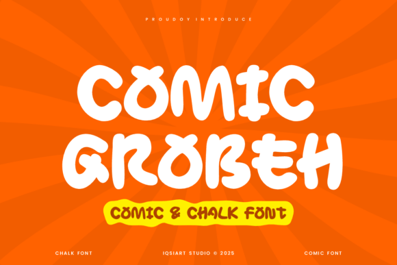 Comic Grobeh Font for Creative Publishing