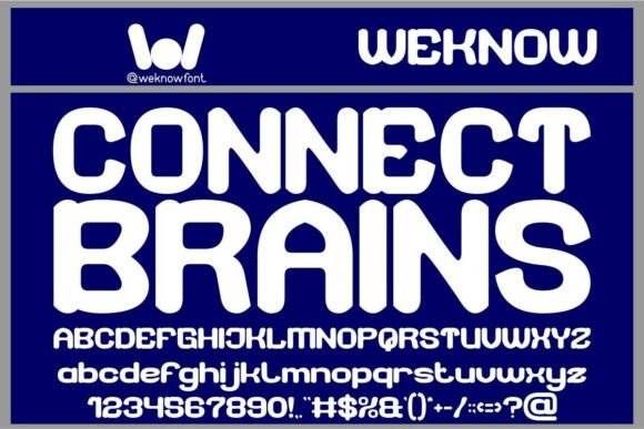 Connect Brains Font
