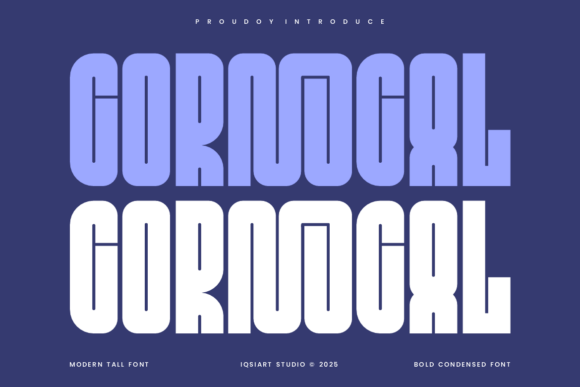 Cornocal: A Bold Font for Digital Campaigns