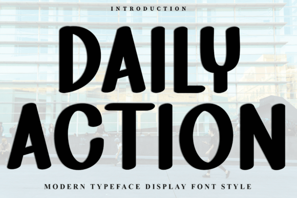 Daily Action Font for Business Branding