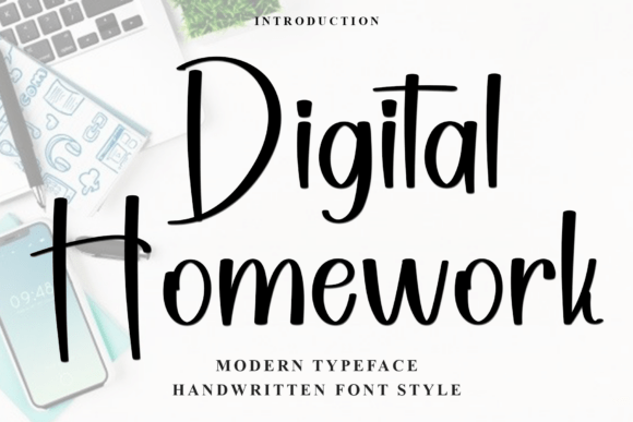 Digital Homework Font Review
