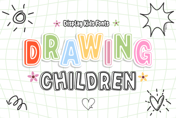 Drawing Children Font Review
