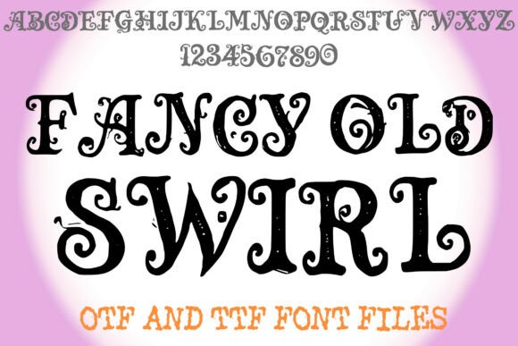 Fancy Old Swirl Font