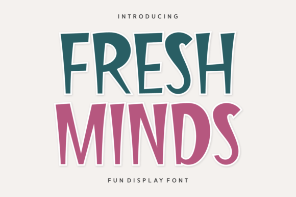 Fresh Minds Font for Creative Projects