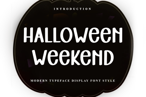 Halloween Weekend Font