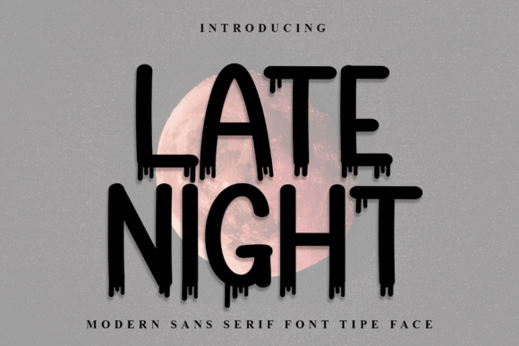 Late Night Font: Warmth in Every Curve