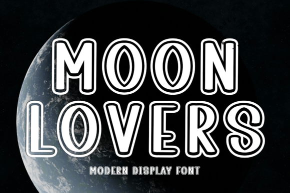 Moon Lovers Font for Festive Design