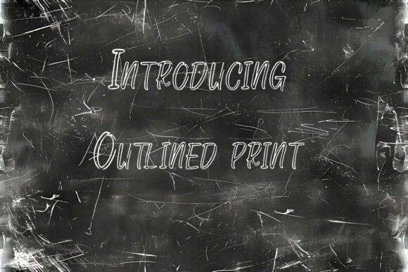 Outlined Print: A Bold Choice for Branding