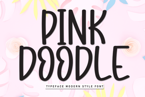 Pink Doodle Font for Creative Campaigns