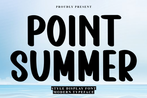 Point Summer Font for Creative Makers