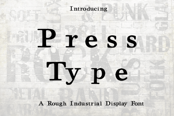 Press Type Font for Bold Branding