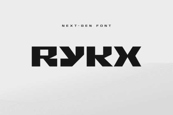 Rykx: A Futuristic Font for Bold Design