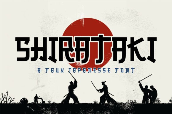 Shirataki Font for Creative Branding
