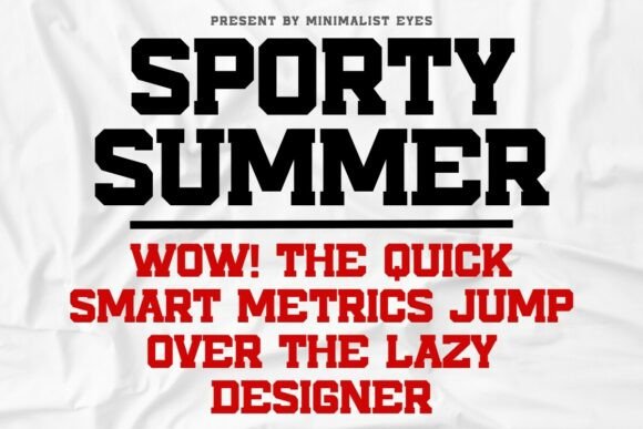 Sporty Summer Font Review