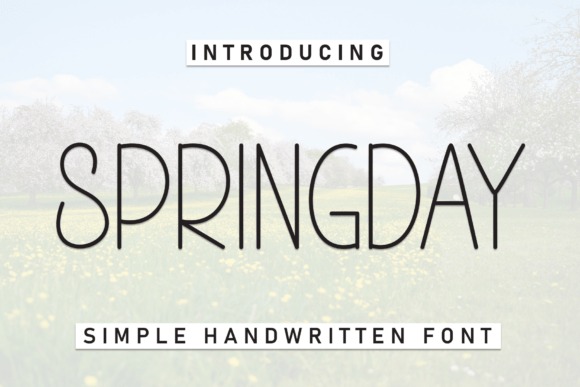Springday Font for Creative Makers