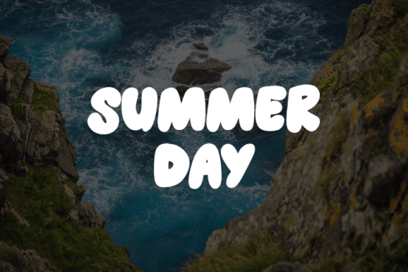 Summer Day Font for Creative Makers