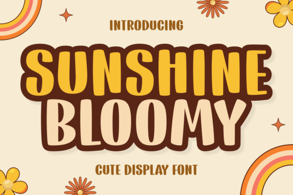 Sunshine Bloomy Font for Creative Makers