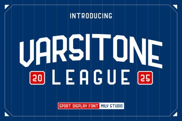 Varsitone League Font for Bold Design