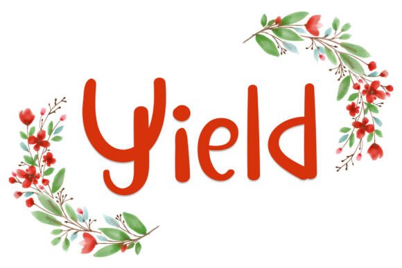 Yield: A Font for Elegant Branding